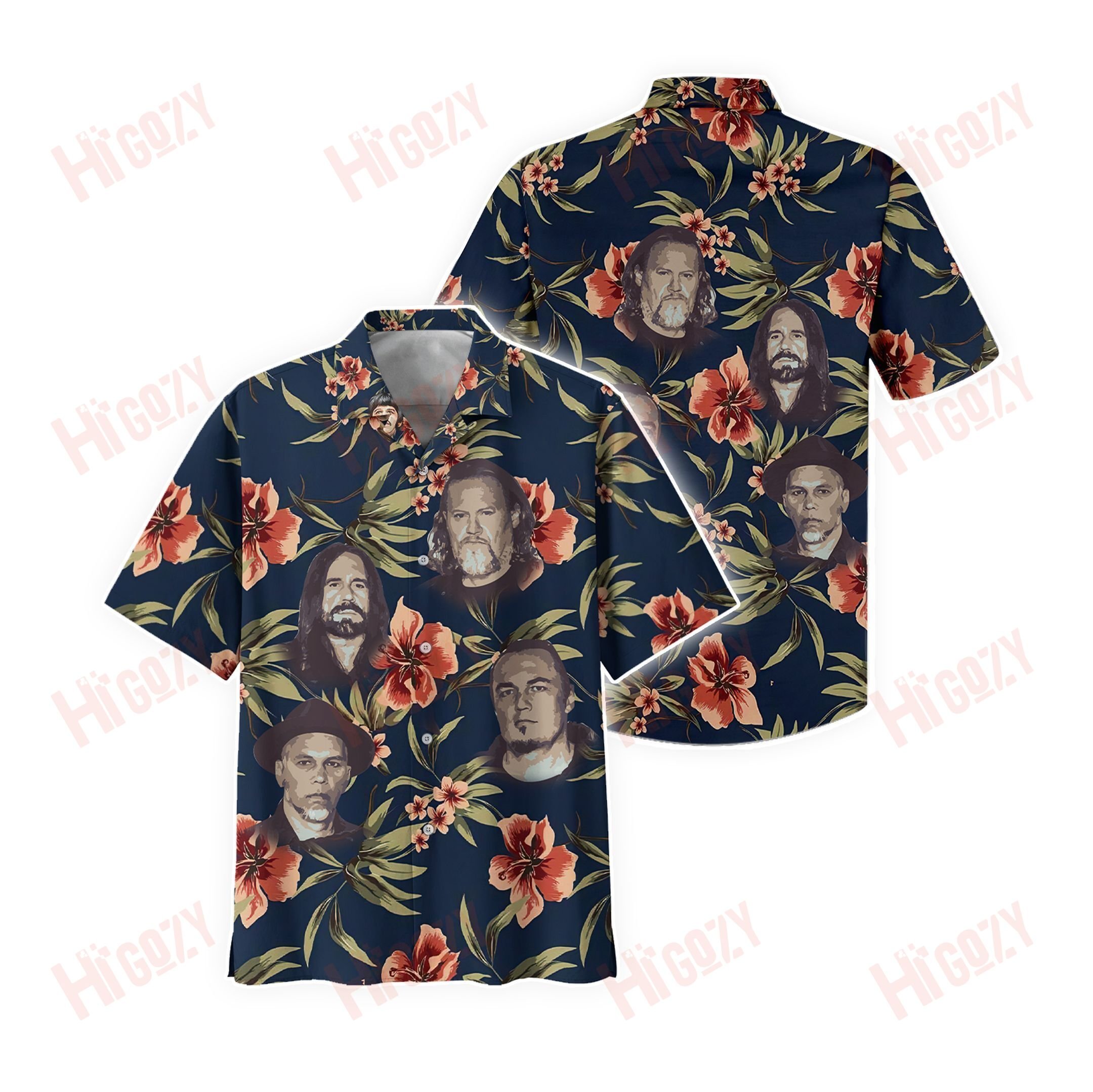 Bohse Onkelz Logo Hawaiian Shirts, Böhse Onkelz Logo Short Sleeve Shirt, Hawaiian Shirts For Men/Women Spmt402