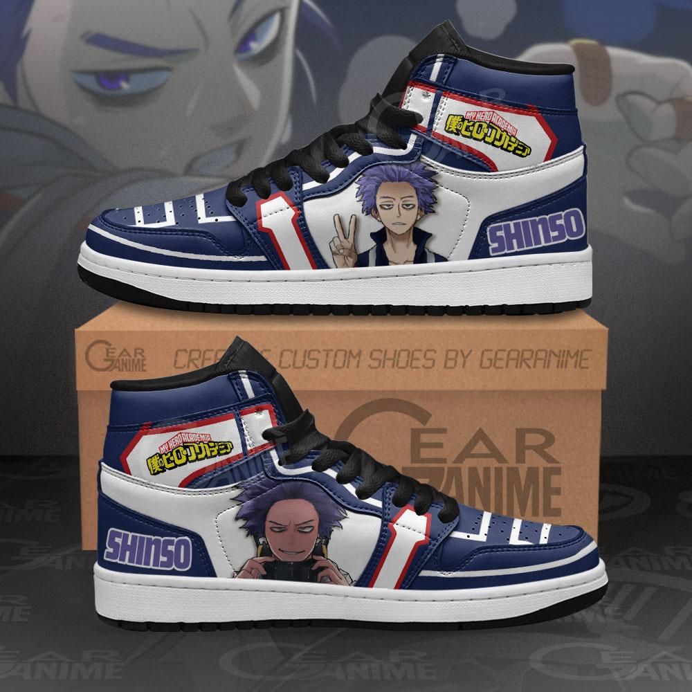 Hitoshi Shinso My Hero Academia Custom Anime Air Jordan Shoes Sport Sneakers
