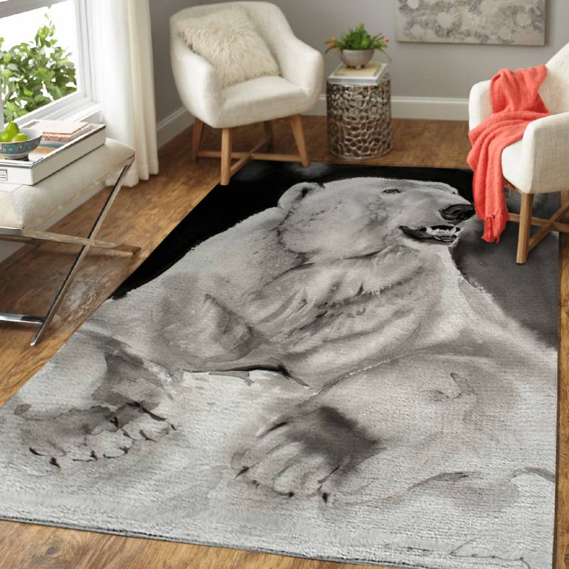 Ice Bear3 – Animals Area Rug Carpet