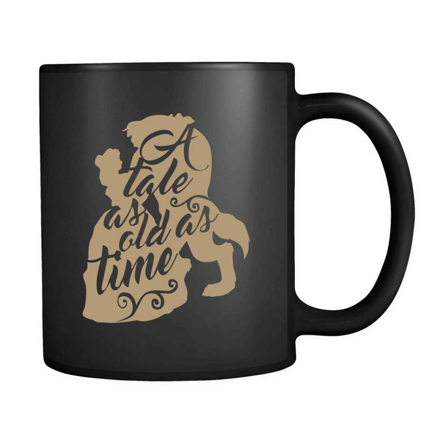 A Tale As Old As Time Belle Princess Fairytale Rose Beast 11oz Mug