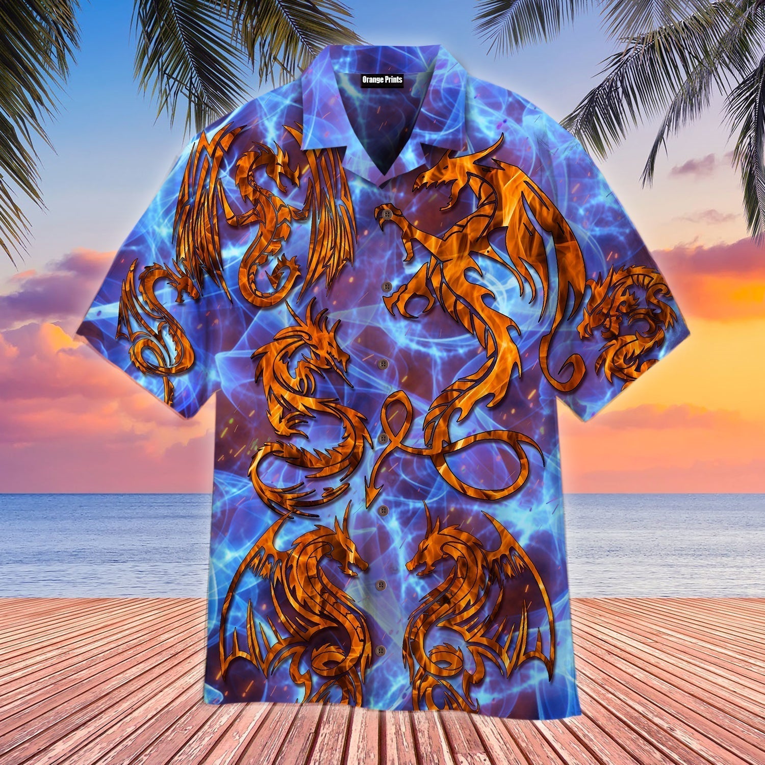 Dragon Neon For Lover Aloha Hawaii Shirts Men Women Ha99952