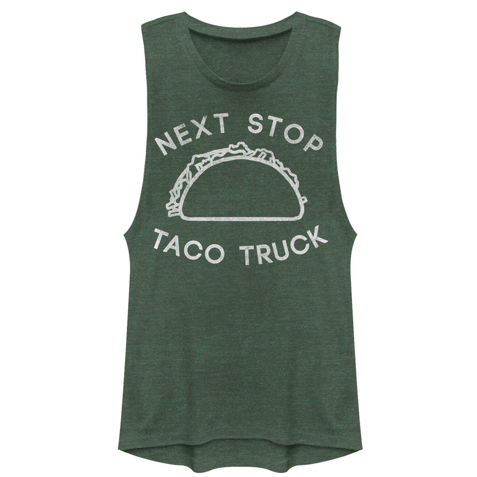 Chin Up Junior’S Taco Truck Stop  Festival Muscle Tee