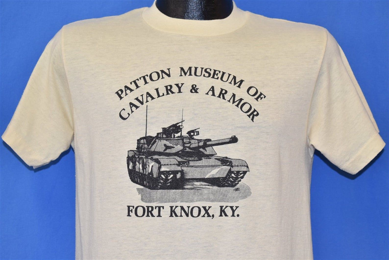 80S Patton Museum Cavalry Armor Fort Knox Kentucky Military Tank T-Shirt