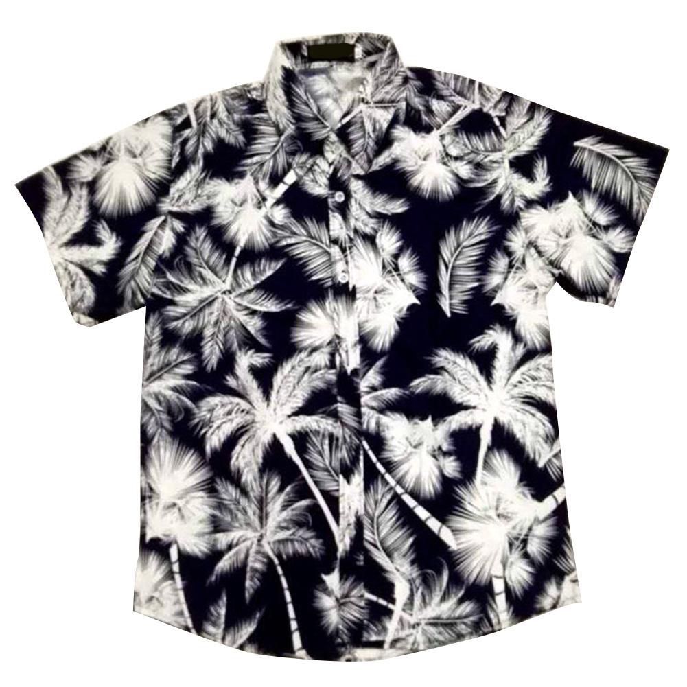 New Men Short Sleeve Hawaii Shirt Summer Style Casual Beach Shirts Ha55754