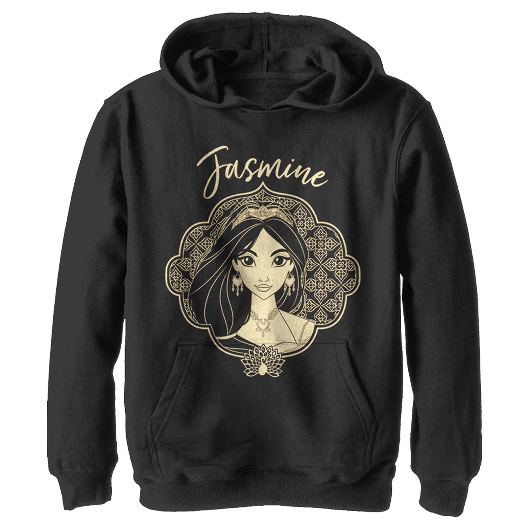 Boy’S Aladdin Aladdin Jasmine Ornate Frame Pull Over Hoodie