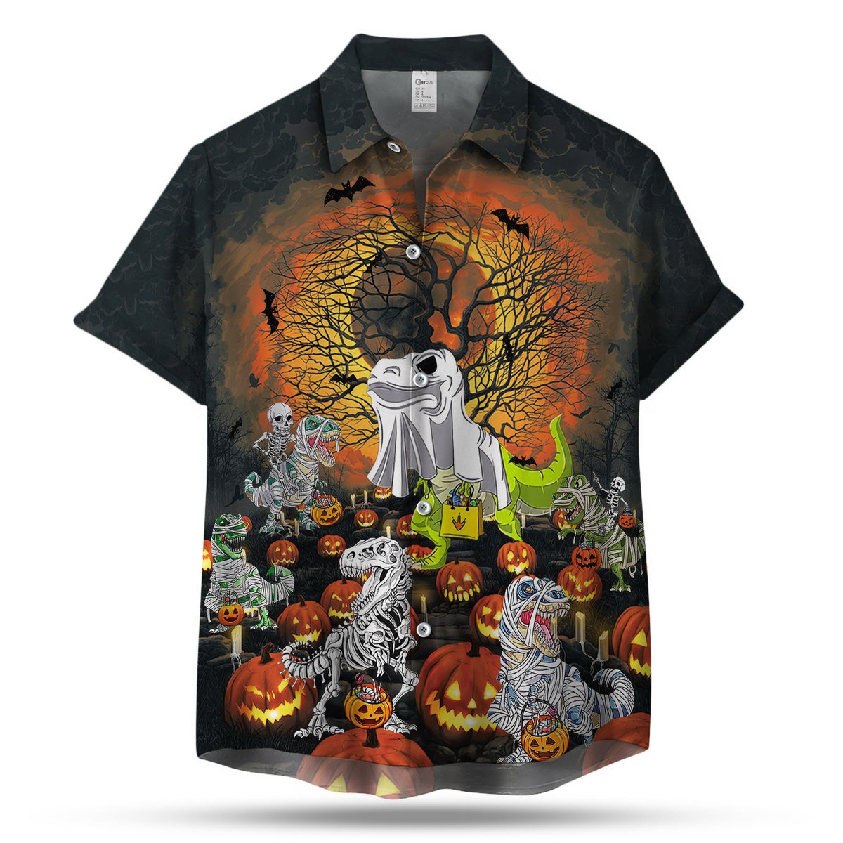 Halloween Dinosaur Hawaii Shirt Ha111645