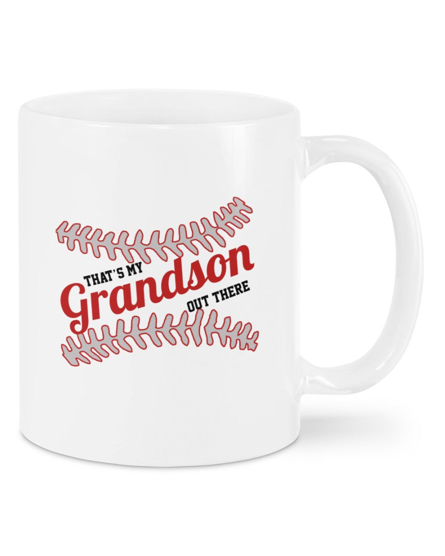 That’S My Grandson Out There Baseball Blanket Gift For Baseball Lovers, Gift For Grandson Birthday Gift Home Decor Bedding Couch Sofa Soft And Comfy Cozy