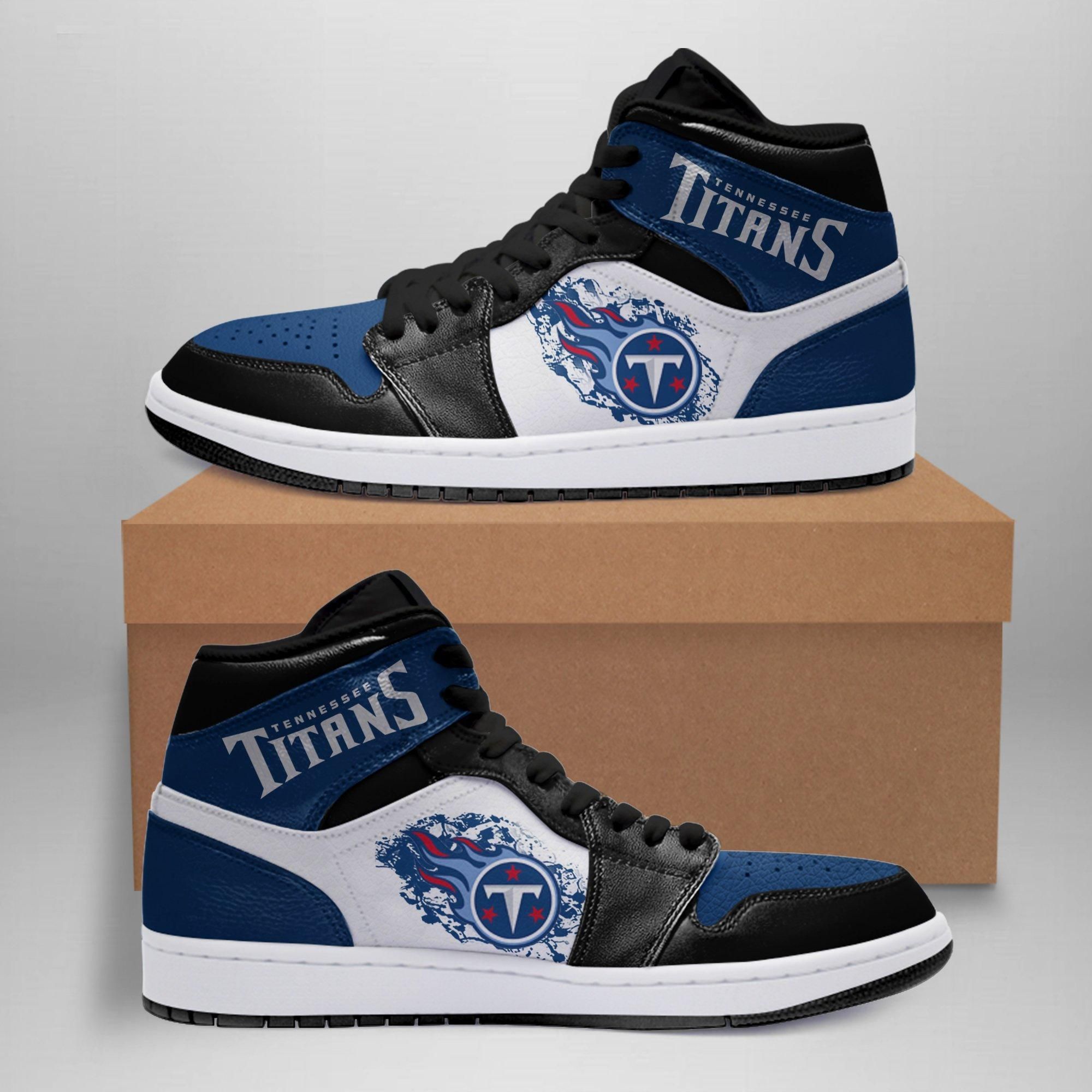 Tennessee Titans Jordan Sneakers Sport 2021 Jordan Sneaker Air Jordan High Sneakers Sport Sneakers