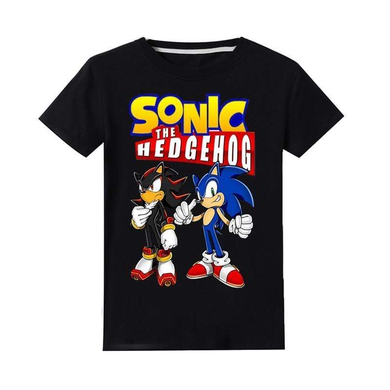 Sonic The Hedgehog Pattern T Shirt For Kids 4-14Y