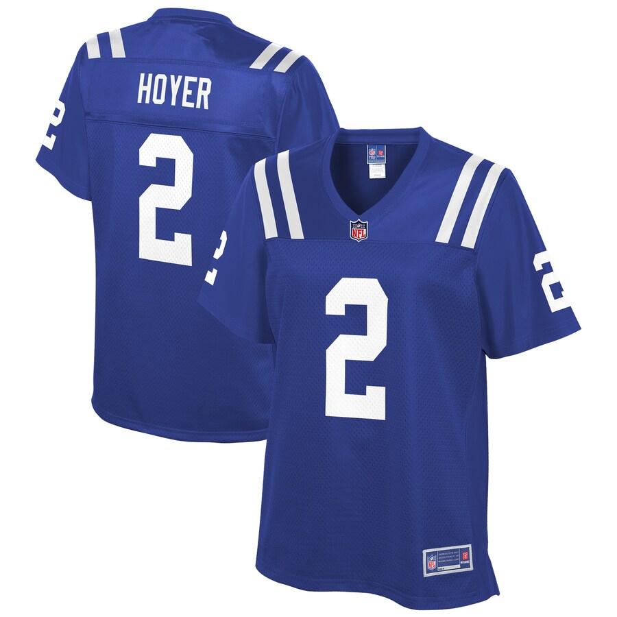 Brian Hoyer Indianapolis Colts NFL Pro Line Womens Player Jersey – Royal