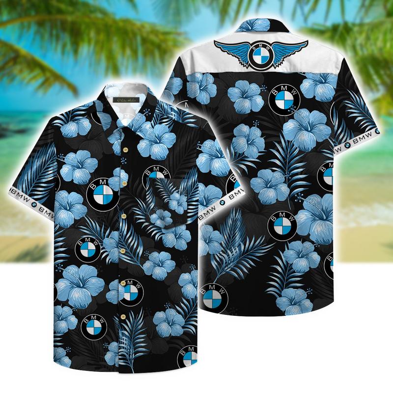 Bmw Tropical Pattern- Hawaii Shirt-Hao0024