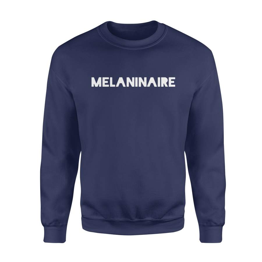 Melaninaire Sweatshirt Simple Text Black Lives Matter