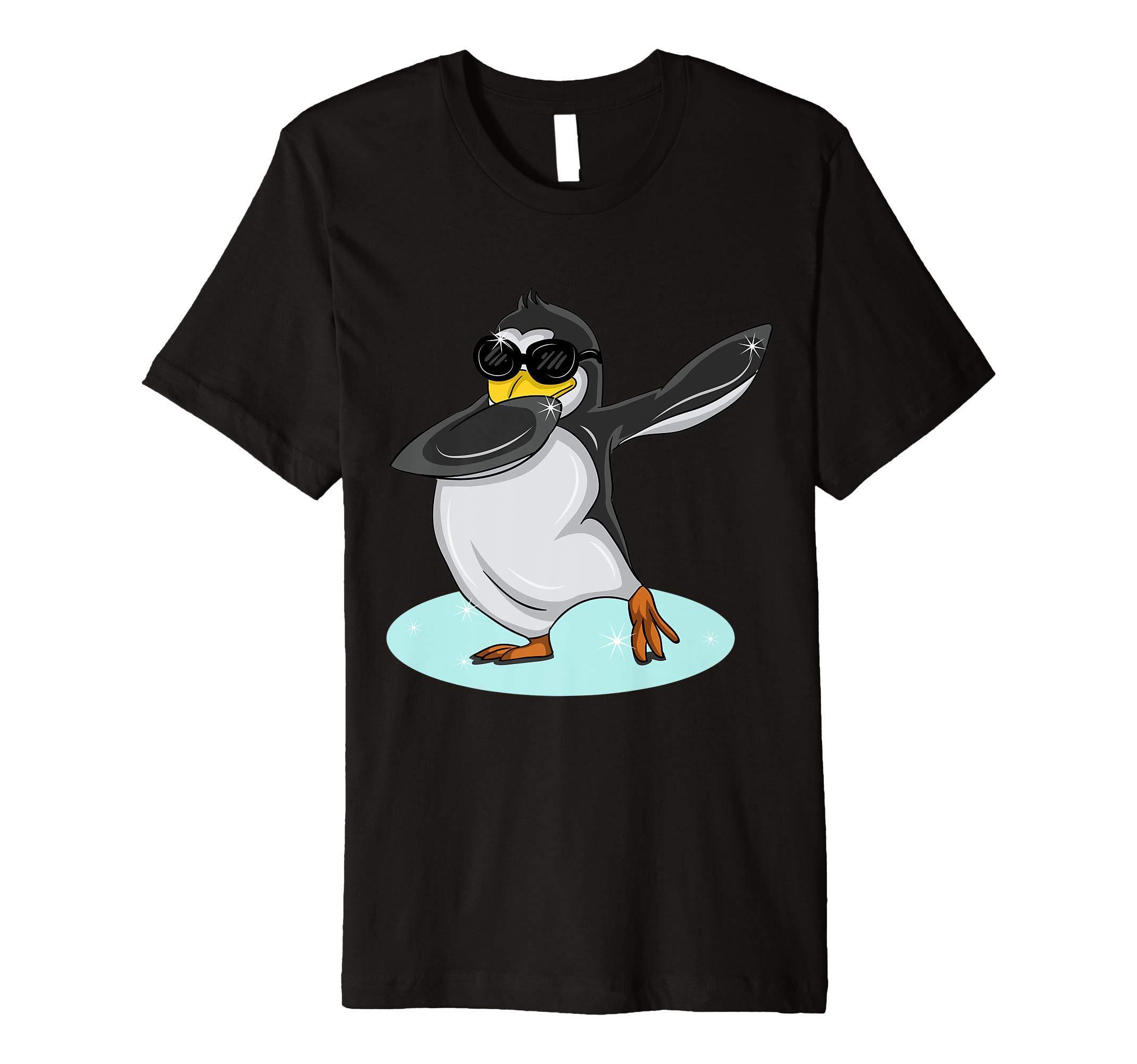 Dabbing Dancing Penguin Funny Dabbing Animal Gift Shirt