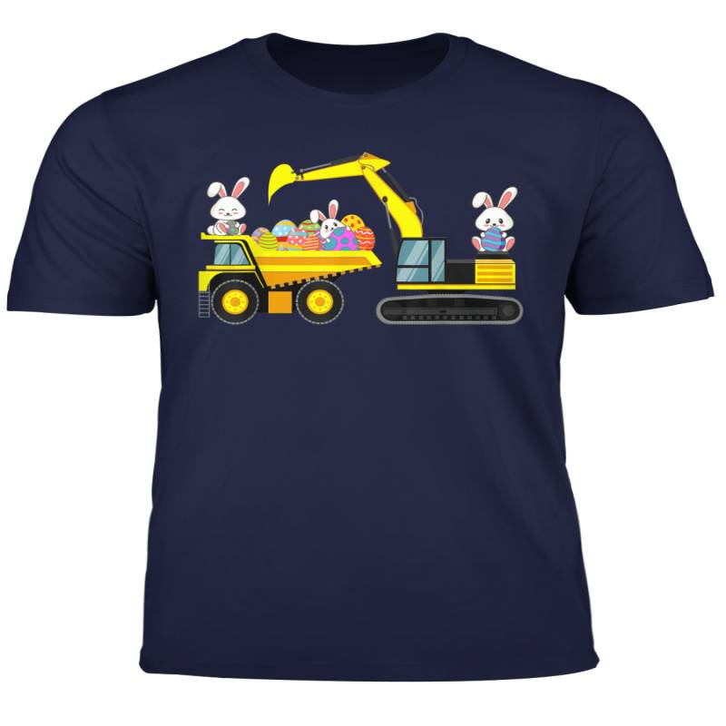 Cool Easter Bunny T Shirt Construction Clothes For Kids