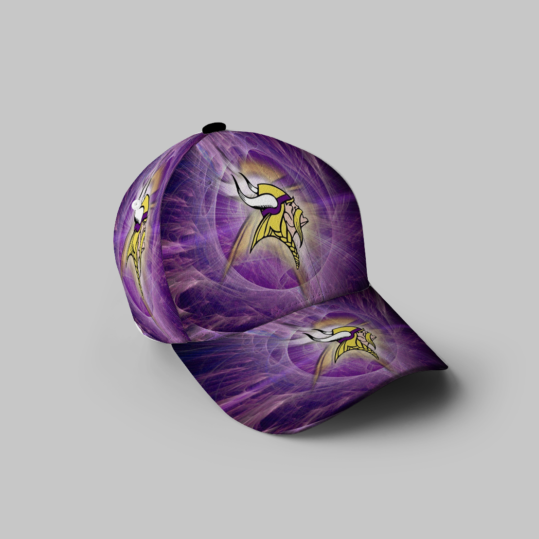 Minnesota Vikings Emblem V2 3D Printing Baseball Cap Classic Hat