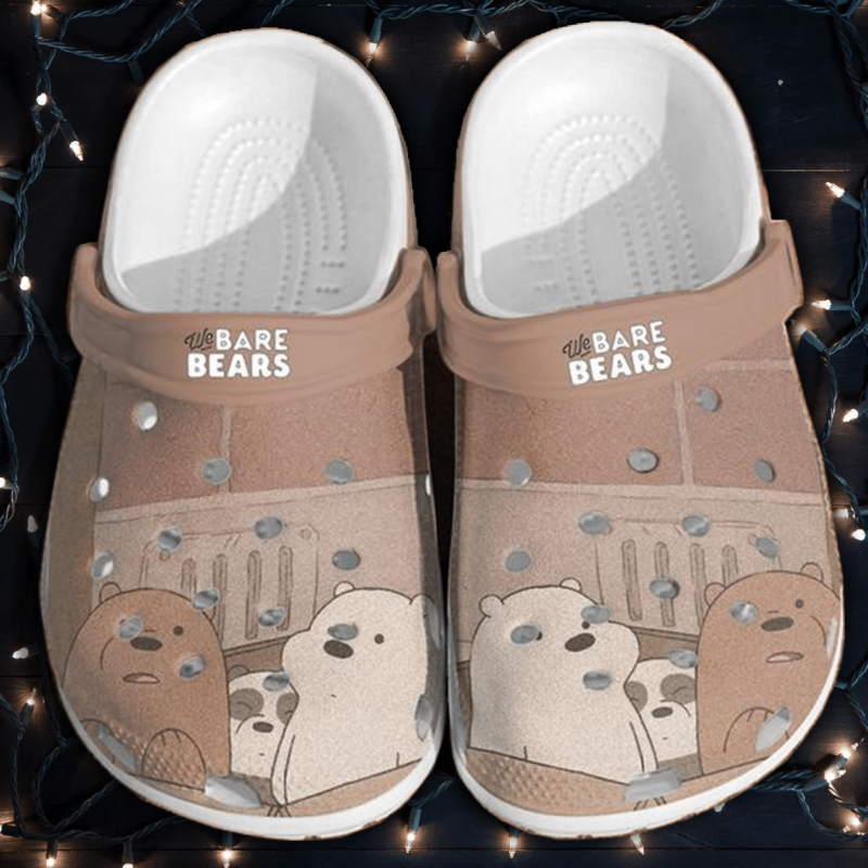 We Bare Bears Clogs Clogband Clogs, Comfy Footwear, Shoes 1