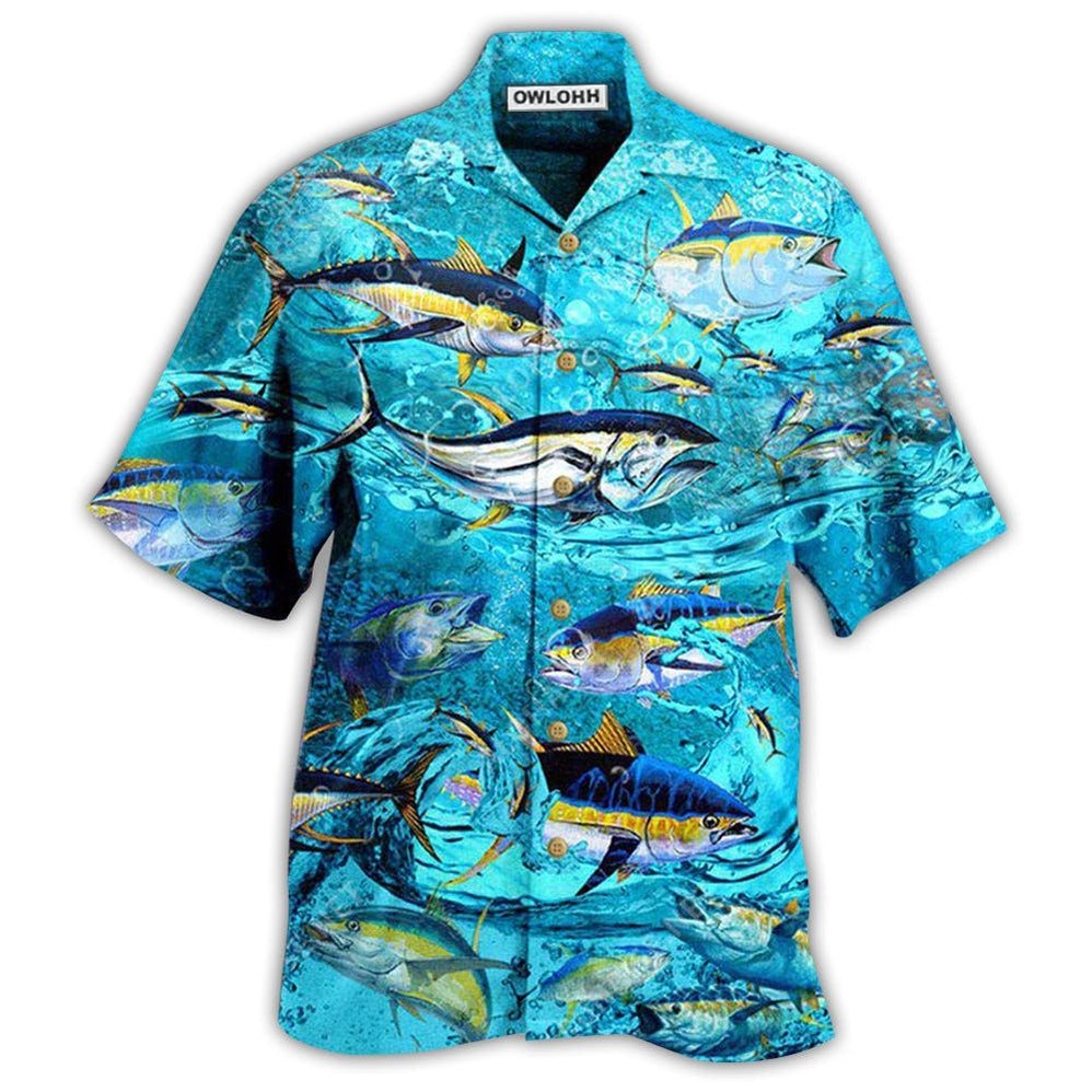 Fishing Tuna Fish In The Blue Sea Hawaii Shirt Ha80412