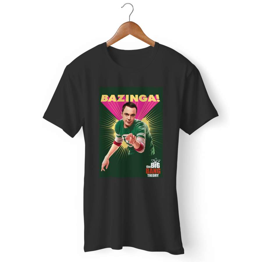 Bazinga The Big Bang Poster Man’s T-Shirt