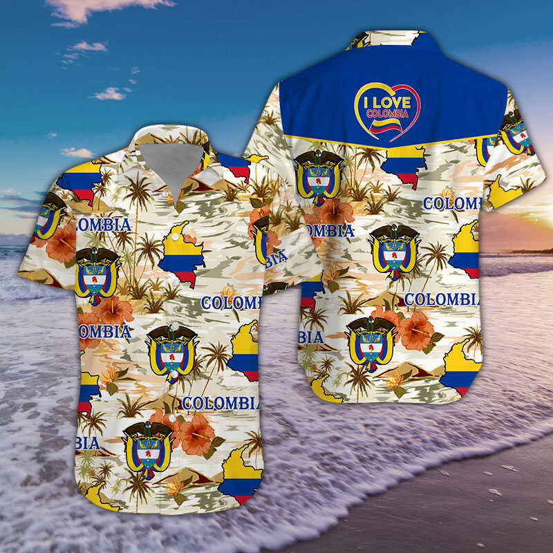 Colombia Hawaii Shirt Unisex Adult Ha91105