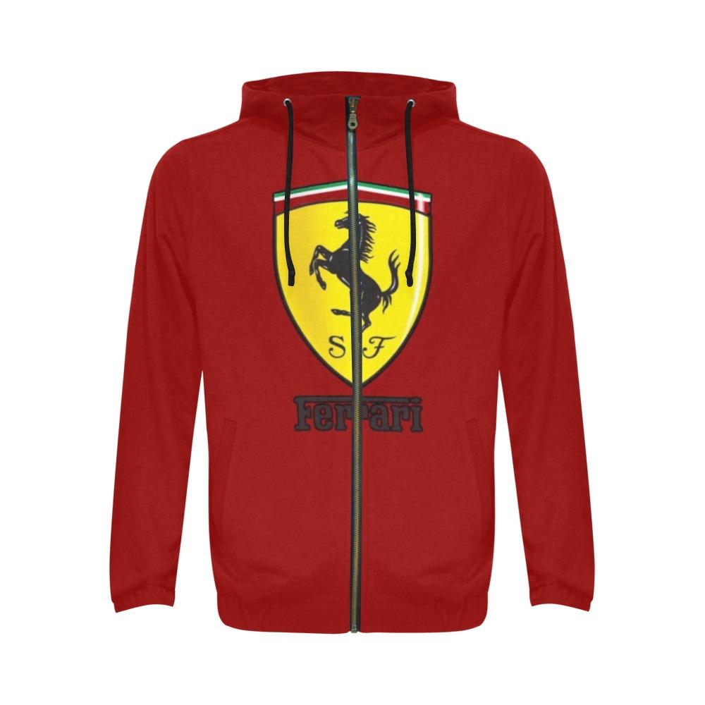 Ferrari All Over Print Full Zip Hoodie For Men – Fit Fit Apparel