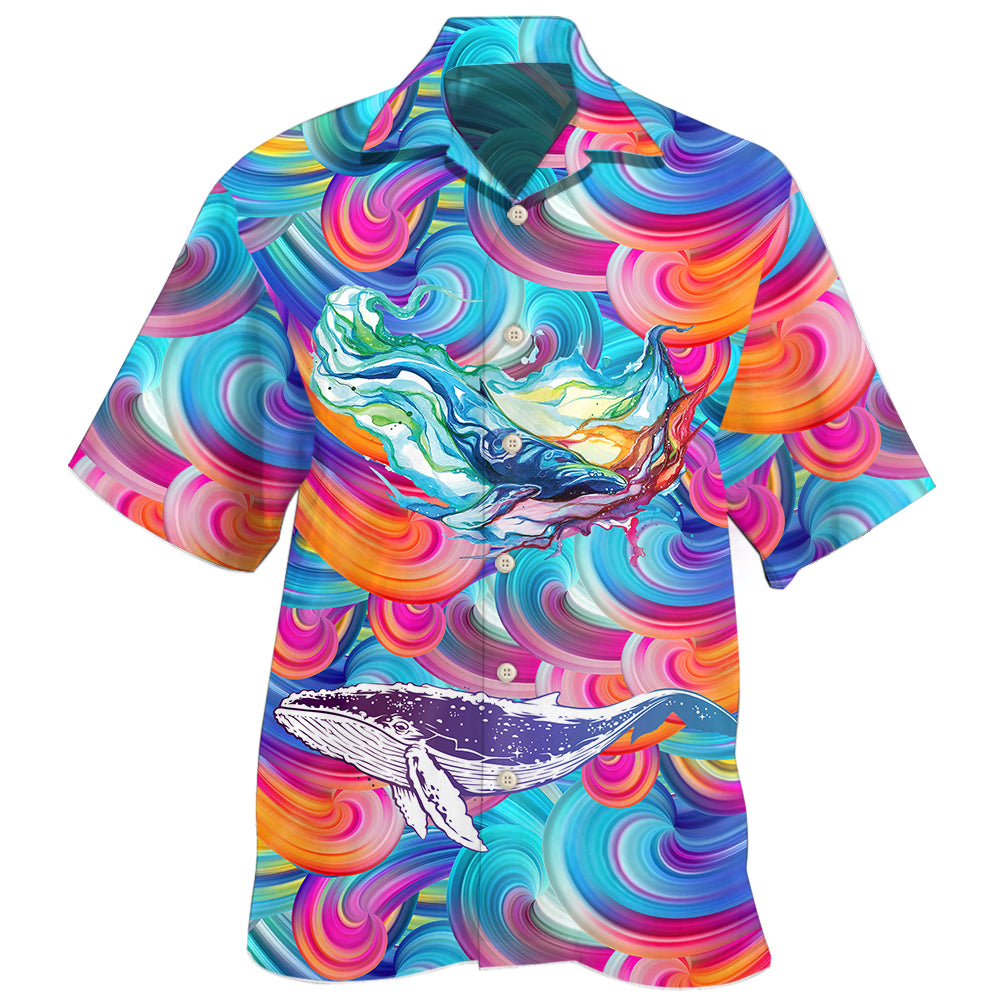 Whale Colorful – Hawaiian Shirt – Haws02Qan160422