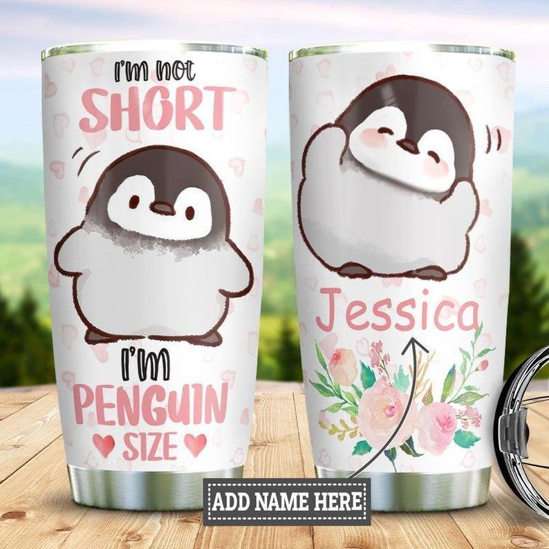 Personalized Im Penguin Size Gift For Lover Day Travel Tumbler All Over Print