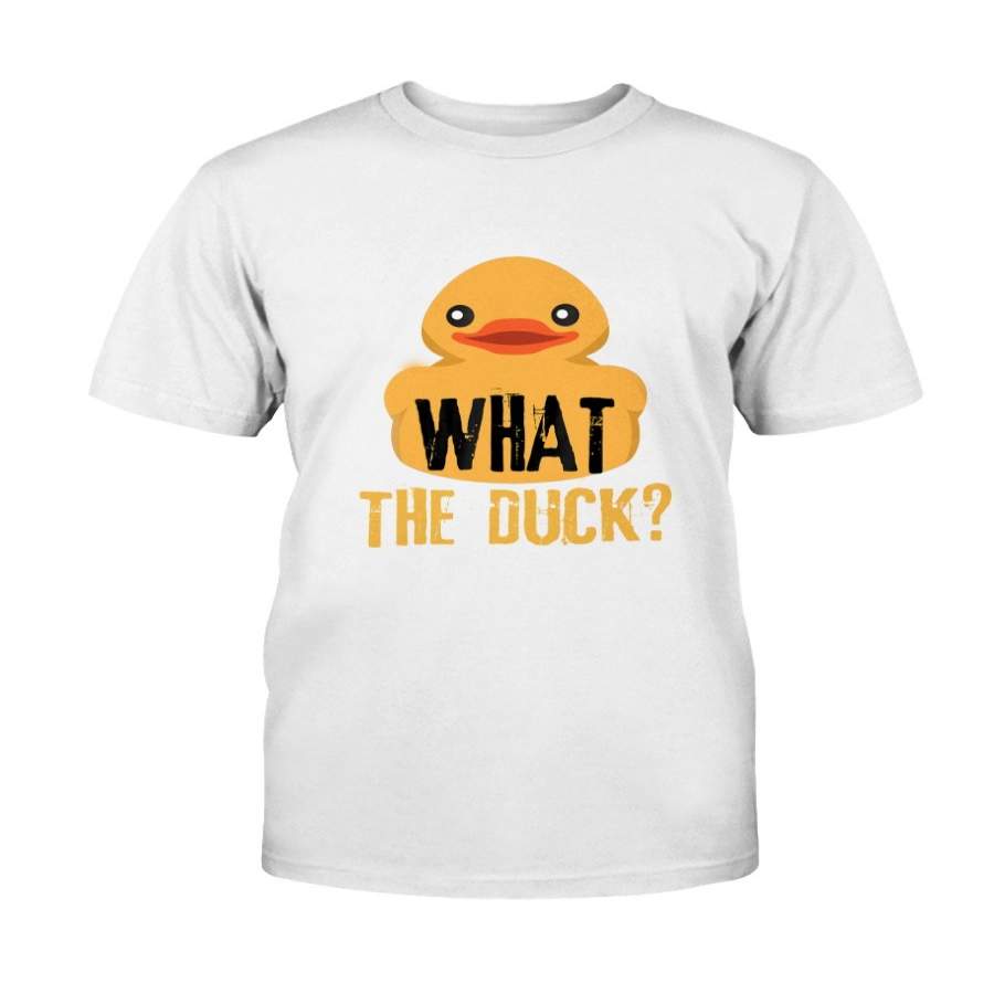 What The Duck? T Shirt Adult Bath Animal Emoji Costume Tee