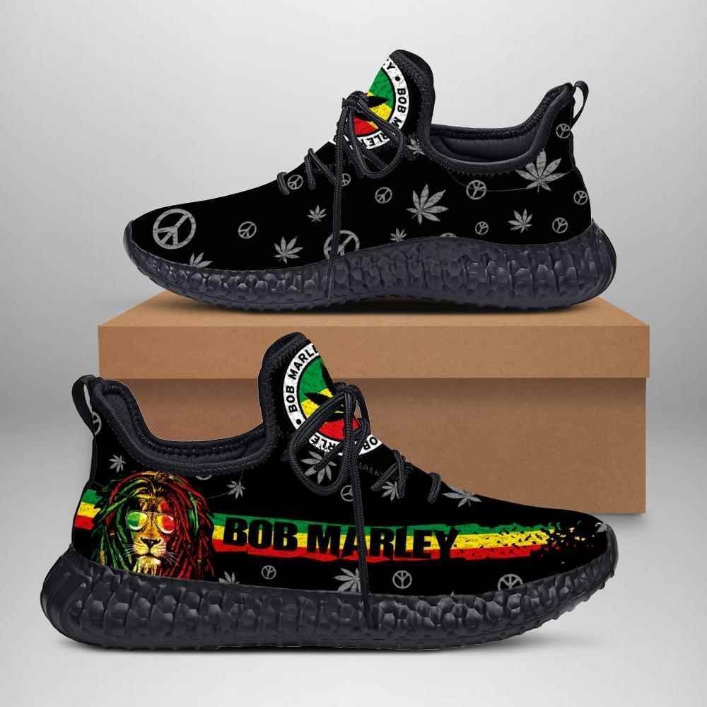 Bob Marley Colorful Lion Yeezy Boost