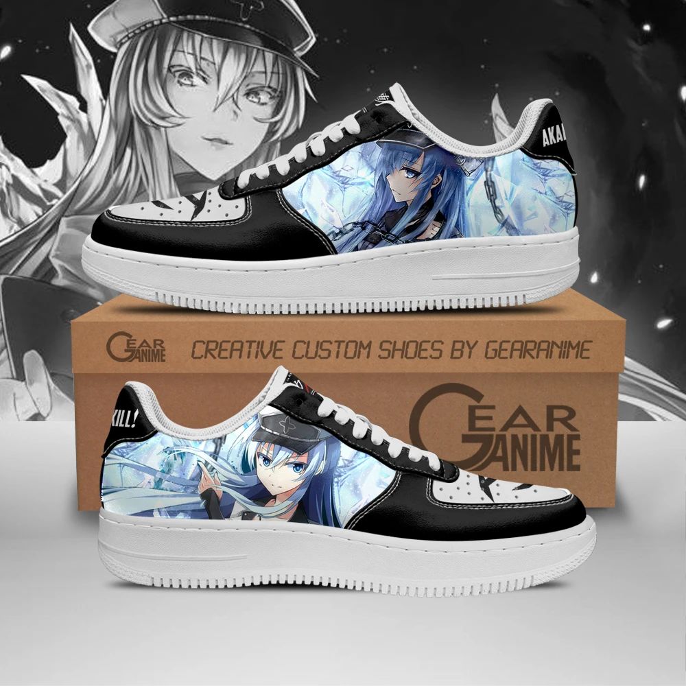 Akame Ga Kill Esdeath Shoes Custom Anime Sneakers Pt11 Unisex Men Women