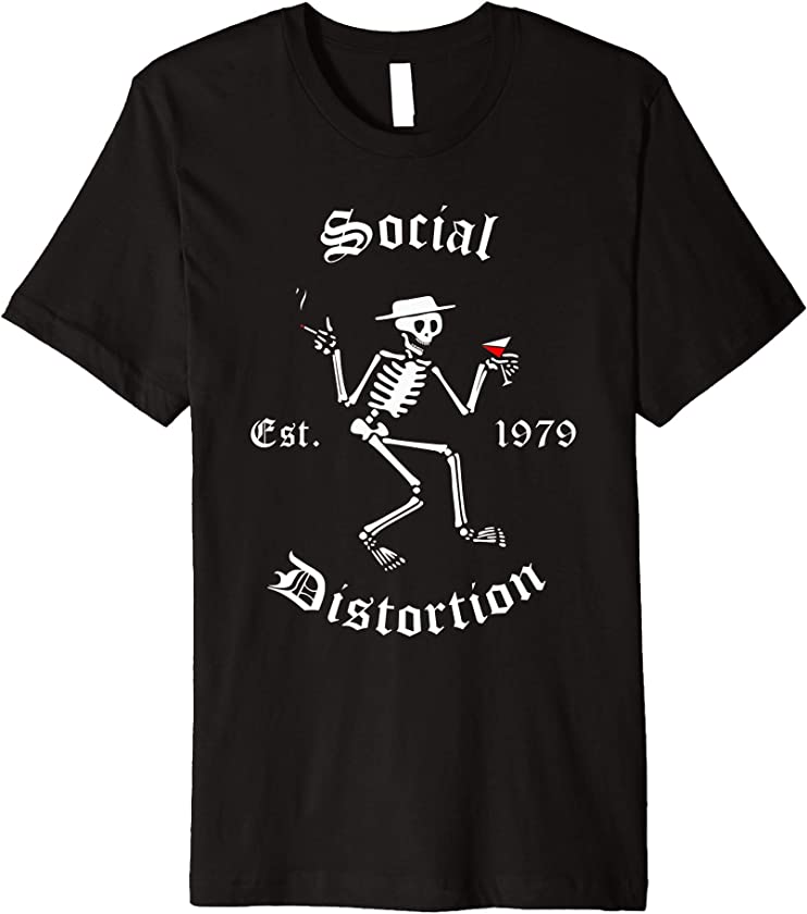 Vintage Social Arts Distortion Band Music 1979 Legends Gifts Premium T-Shirt