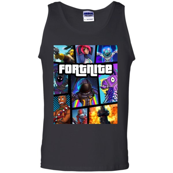 Top selling Fortnite Gta shirt Cotton Tank Top