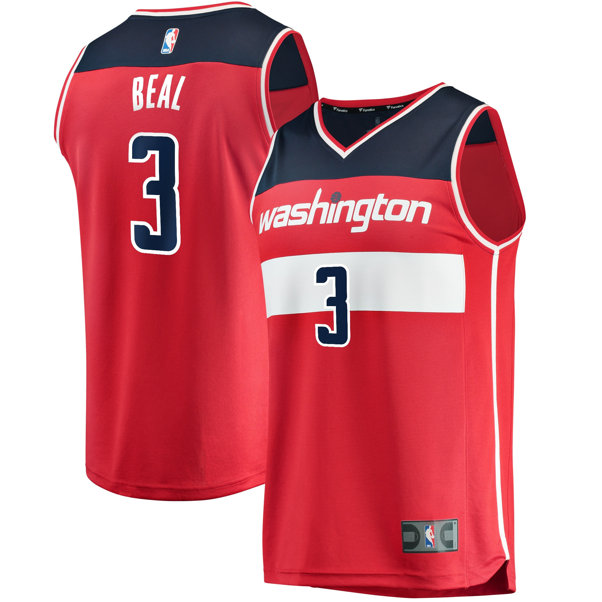 Bradley Beal Washington Wizards Fanatics Branded Fast Break Player Jersey – Icon Edition – Red NBA