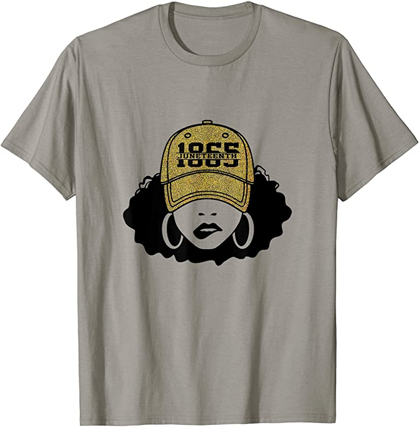 Womens 1865 Juneteenth Celebrate Black Girl Magic Melanin T-Shirt