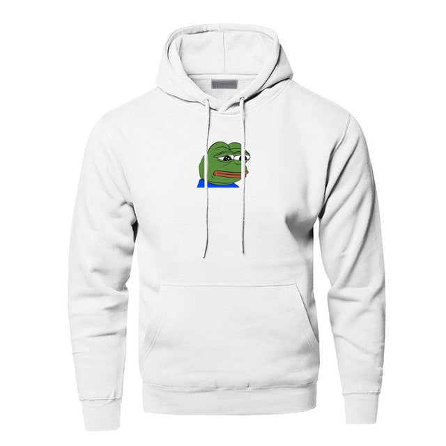 Feels Bad Man Hooded Sweatshirts Angry Pepe Feels Good Man Streetwear Frog Pepe Sportswear Hoodies