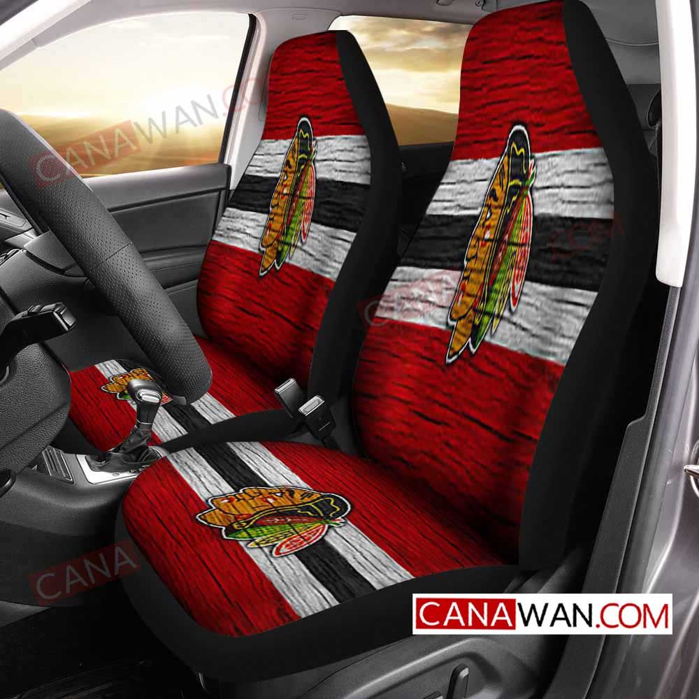 Chicago Blackhawks Style087 3D Customized Personalized Car Seat Cover