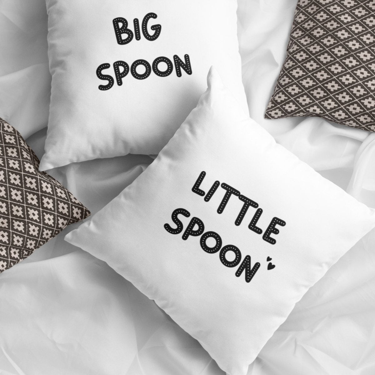 Big Spoon / Little Spoon Matching Pillow Cases