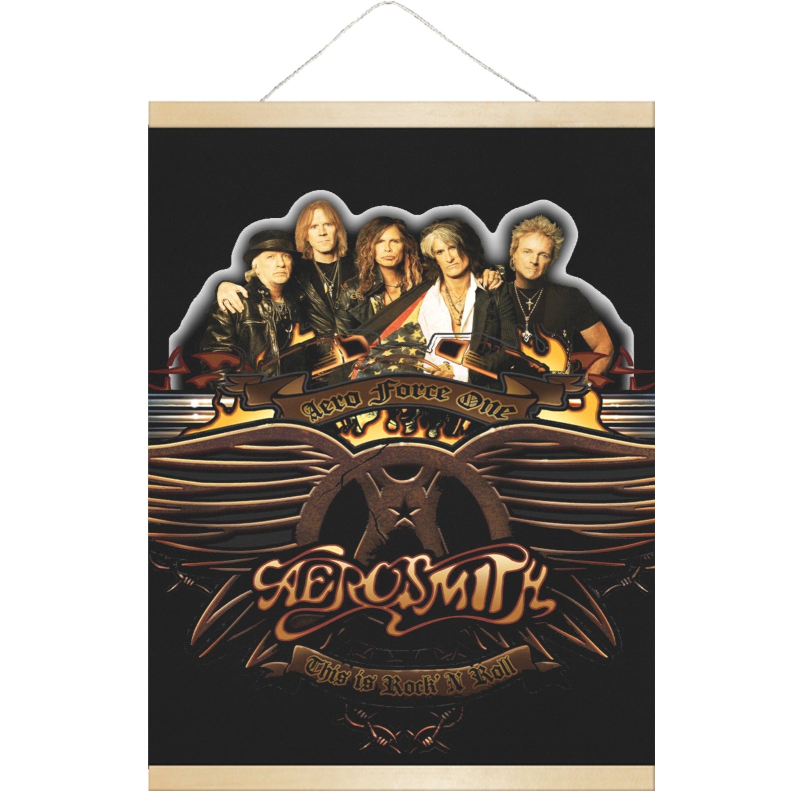 Aerosmith Hanging Poster 18″X24″