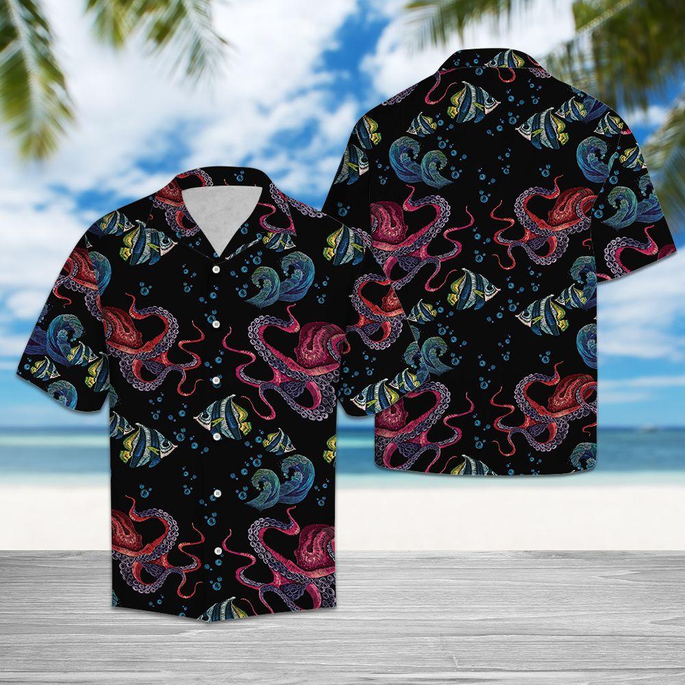 Happy Octopus Hawaii Shirt For Men Women Adult Ha98438