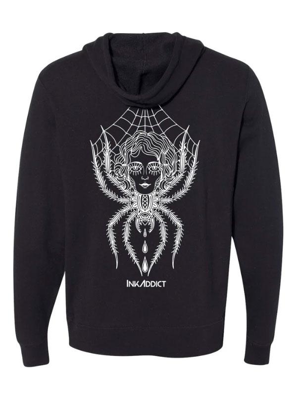 Unisex Black Widow Hoodie By Inkaddict