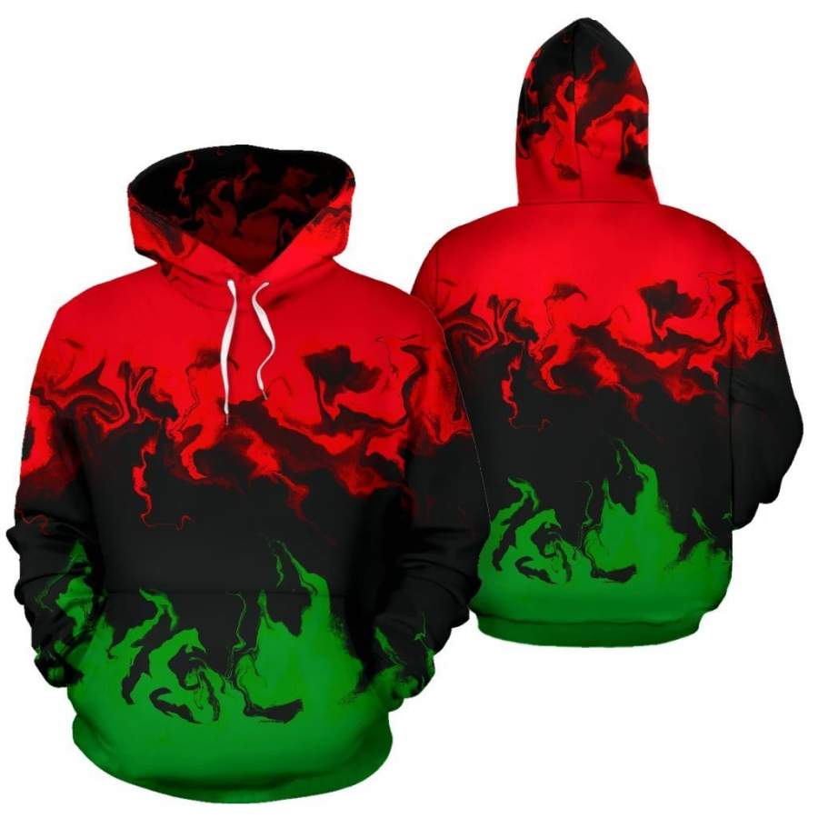 African Hoodie – Africa RGB Painting Color Hoodie