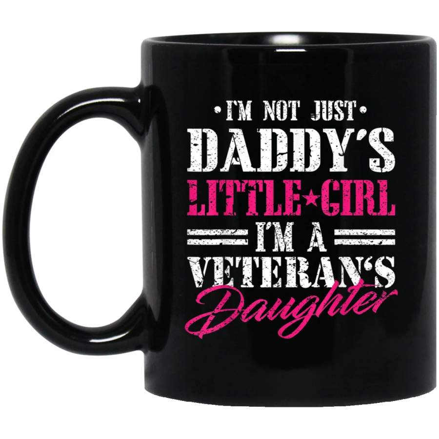 Daddys Little Girl Veteran Dad Veterans Day Gift Shirt Mug Gift