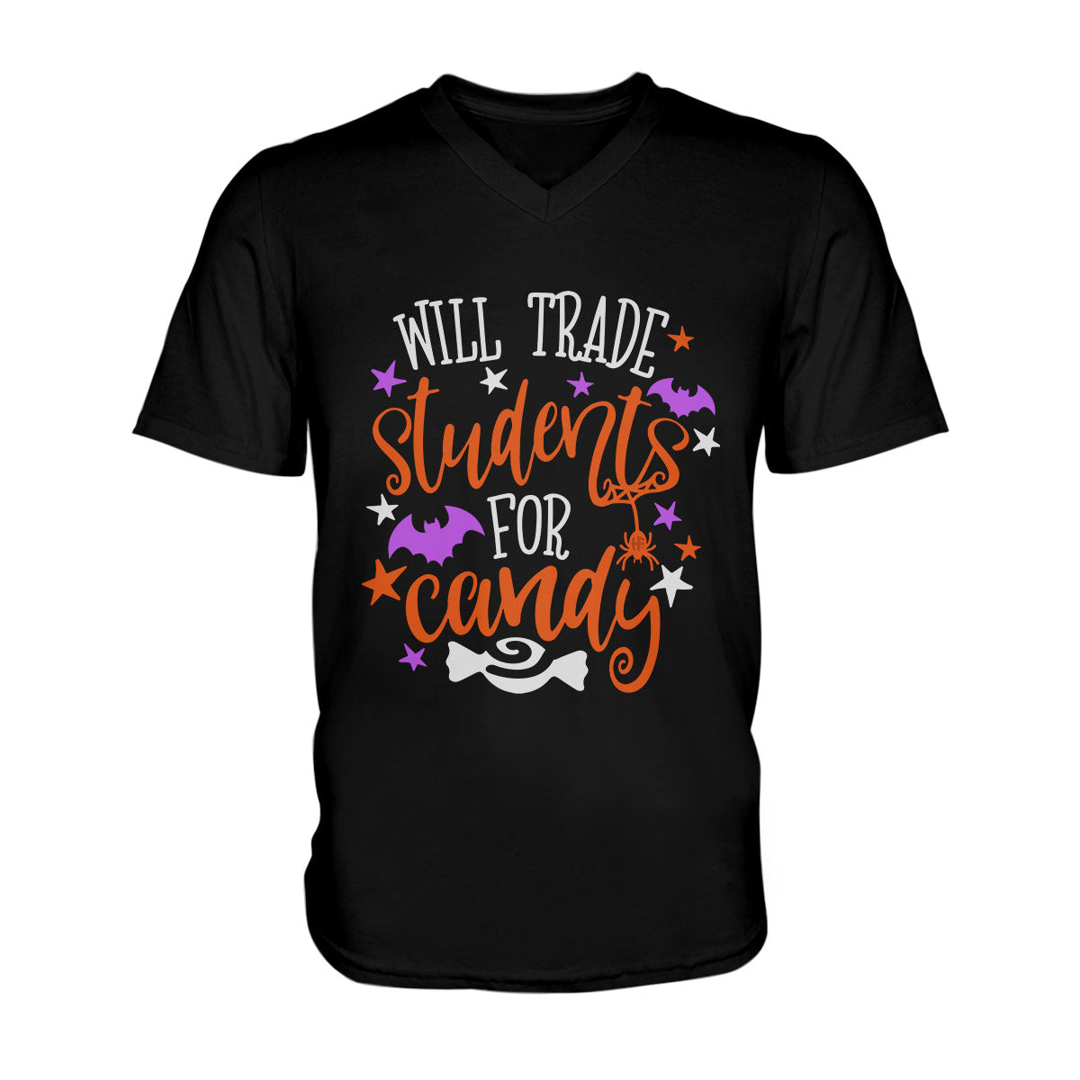 Will Trade Students For Candy Ez14 0809 Men V-Neck T-Shirt