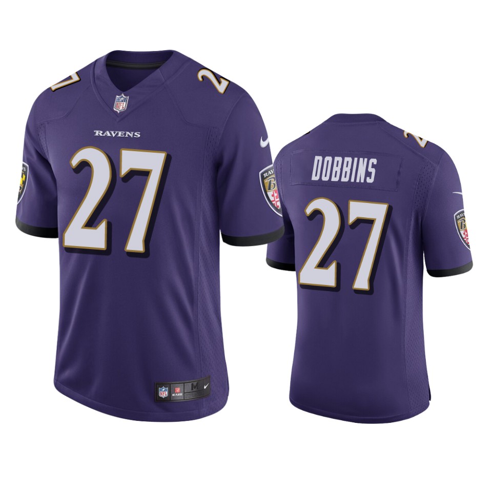 Baltimore Ravens J.k. Dobbins Purple 2020 NFL Draft Vapor Limited Jersey