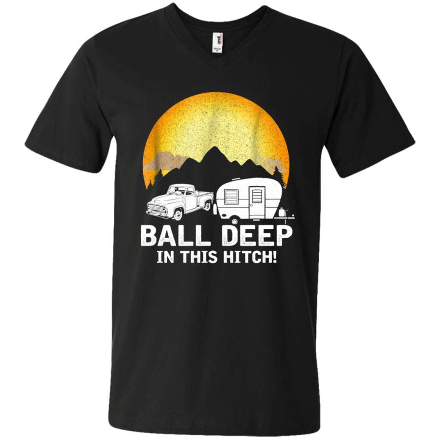 AGR Balls Deep in this Hitch Funny Unisex V-neck