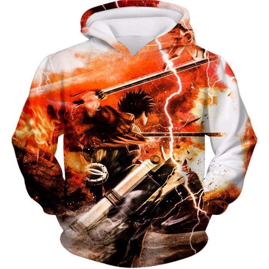 Attack On Titan Hoodie - Attack On Titan Ultimate Attack On Titan Action Promo Cool Anime Graphic Hoodie Animood Collections