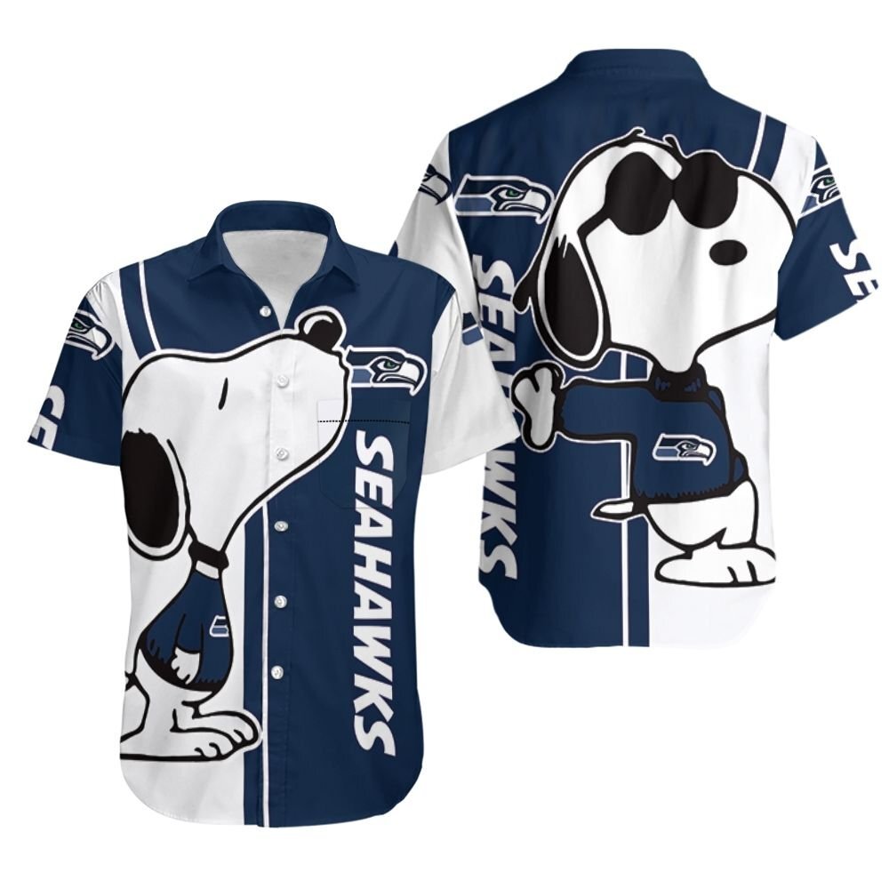 Seattle Seahawks Snoopy Lover 3D Printed Hawaiian Shirt