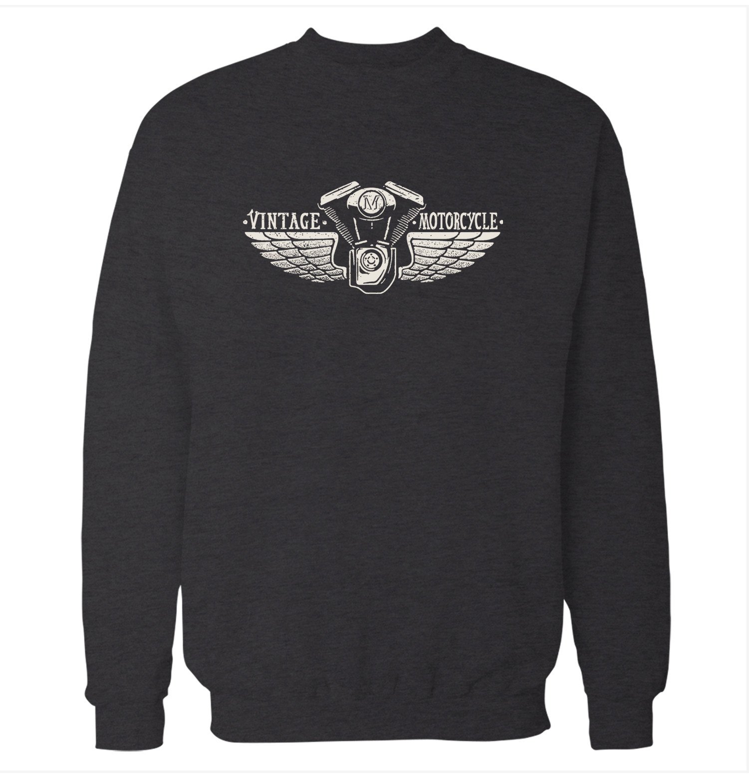 Vintage Motorcycle Wings Sweatshirt