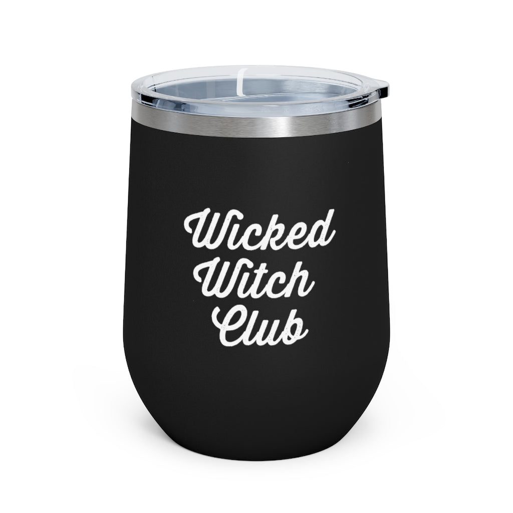 Wicked Witch Club Halloween Wine Tumbler | 12Oz Insulated Wine Tumbler