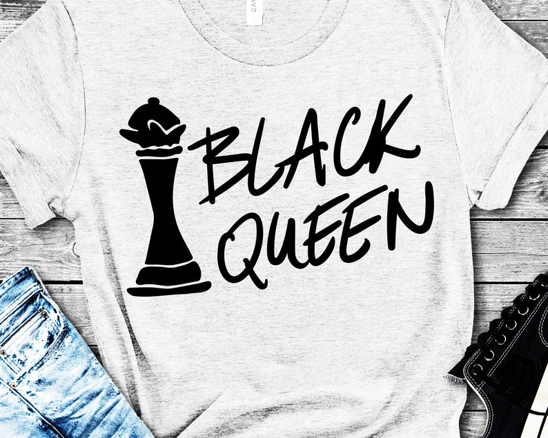 Black Queen American Chess Day 2D T Shirt Qdh