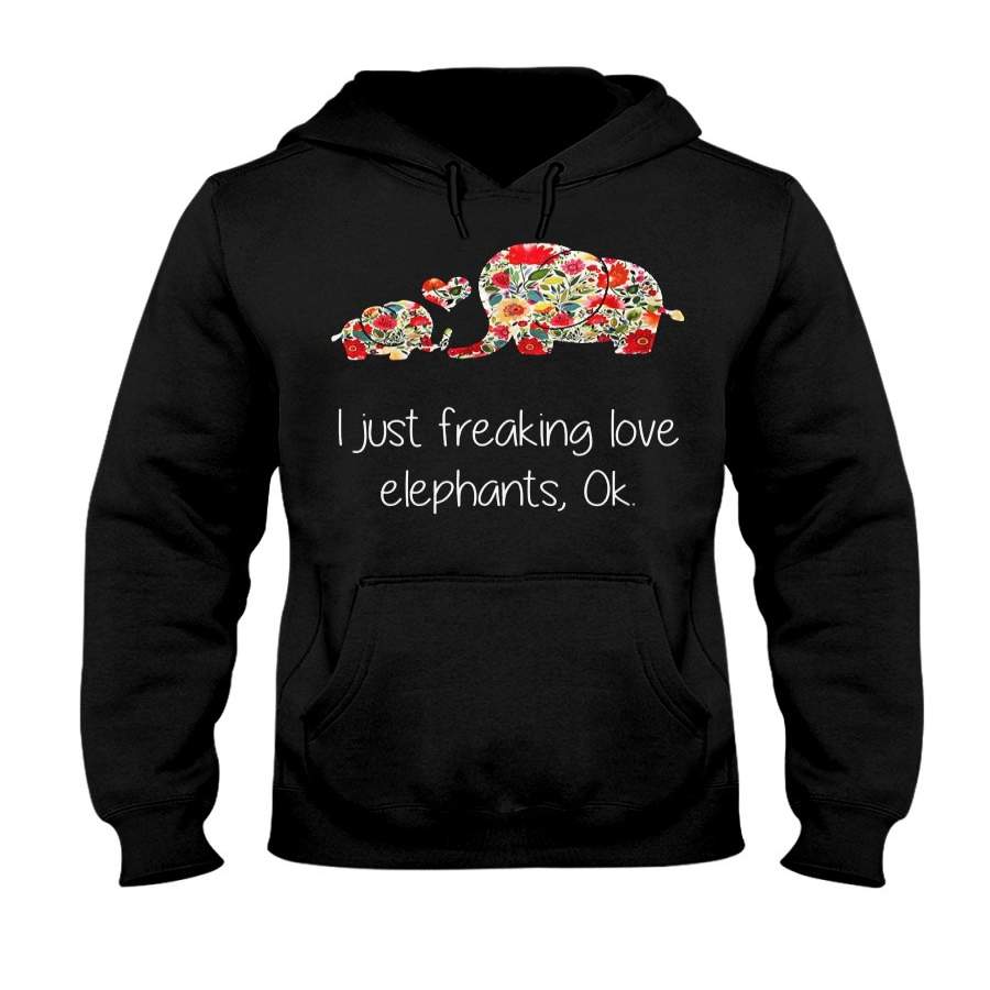 I Just Freaking Love Elephant 2020 Trending Hoodie